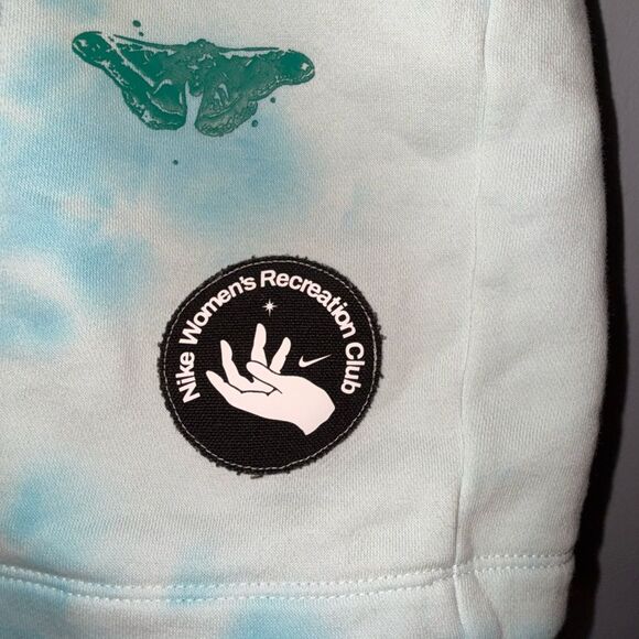 Nike Womens Embroidered Tie Dye Running Training Shorts Size Small EUC - Picture 3 of 9